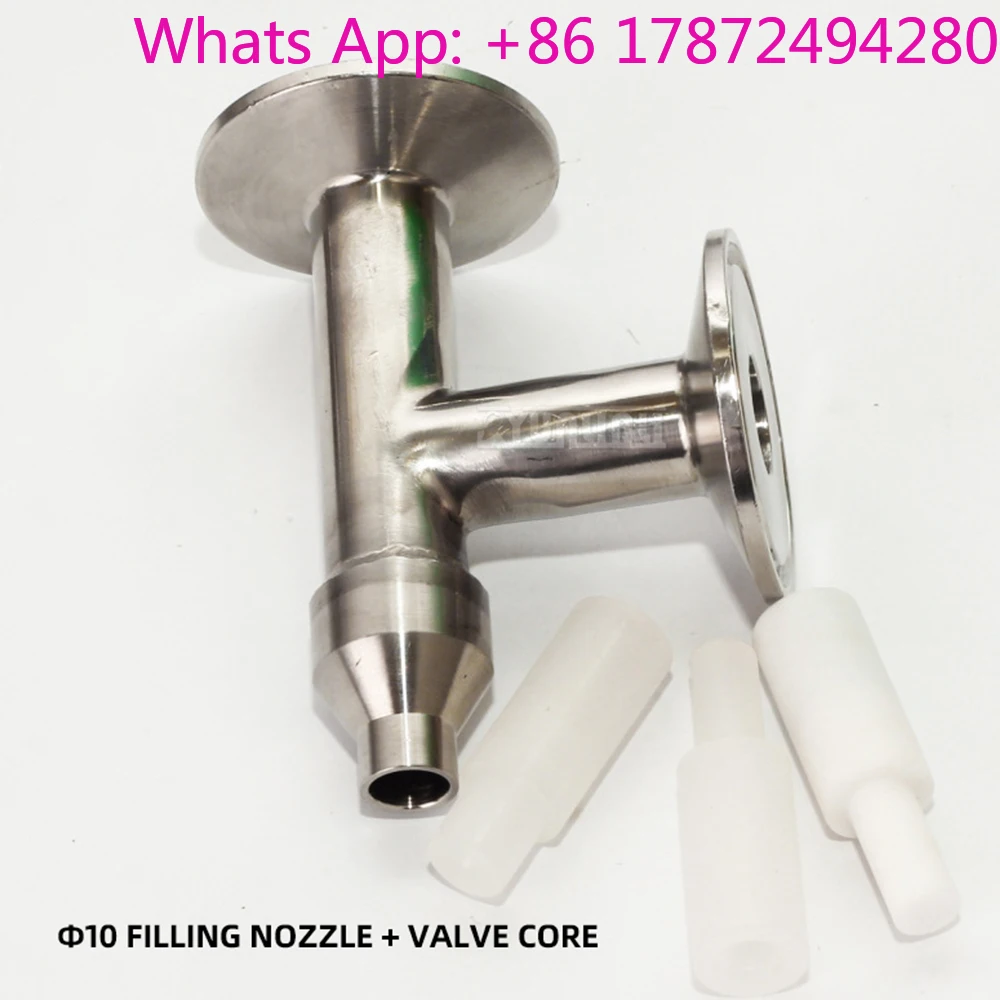 Discharge Valve Flexible Filling Head 22mm Filling Machine Accessories Large Diameter