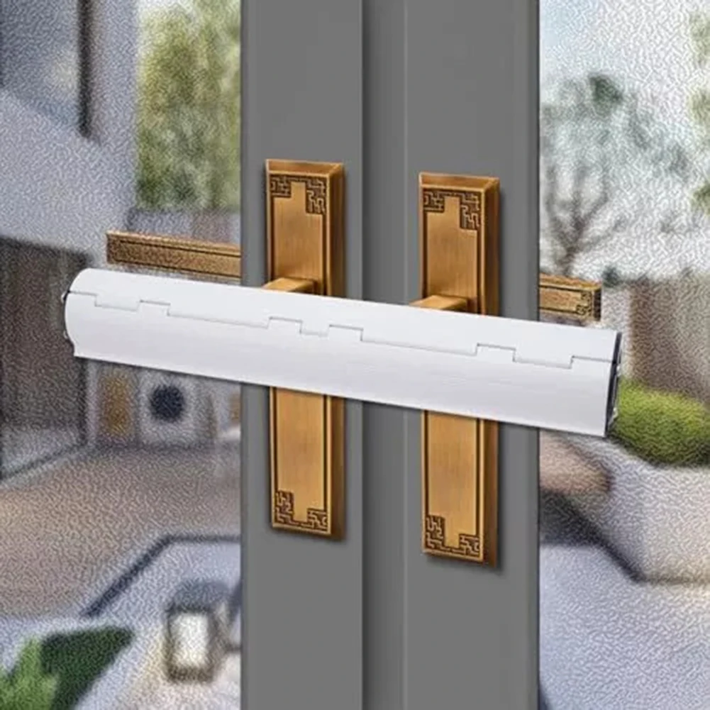 

French Door Lock 13inch Bifold Door Locks Aluminum Alloy Compatible With Various Handles Designed For Double Doors