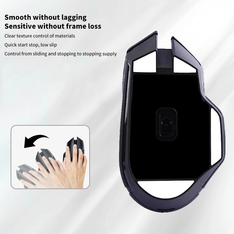 - 1 Set Gaming Mouse Foot Pads Anti-Slip Mouse Skates Sticker For BASILISK X HYPERSPEED Mouse Gamer Accessories Replacement -