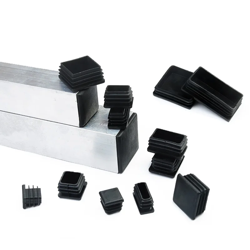 25 Plastic Square Tube The Plug Pipe Plug MATS Steel Pipe Coat Plug Head Table and Chair Foot Cover Furniture Cover