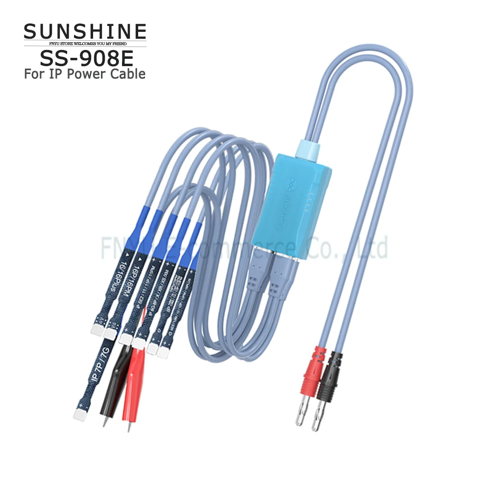 SUNSHINE SS-908E Supply Test Cable DC Power Control Test Cable For iPhone 7G 7P 8G 8P X XS MAX 11 12 13 14 15 16 Pro Max Series