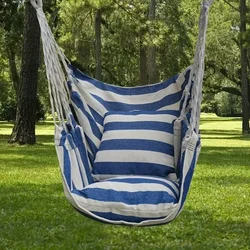 1pc Swing Rocking Chair(With Storage Bag Outdoor Hammock Chair Canvas Leisure Swing Chair No Pillow Or Cushion Dormitory Hammock