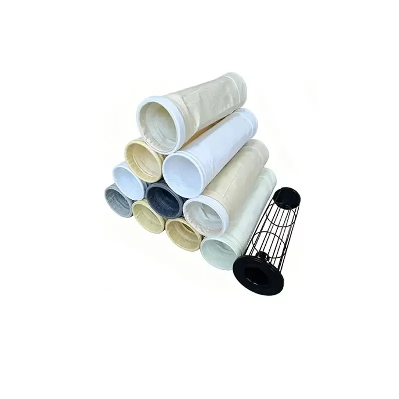 Custom Dust Filter Bags | High-Temp PTFE Membrane Polyester Anti-Static Dust Collector Bags | Fiberglass Composite Filter