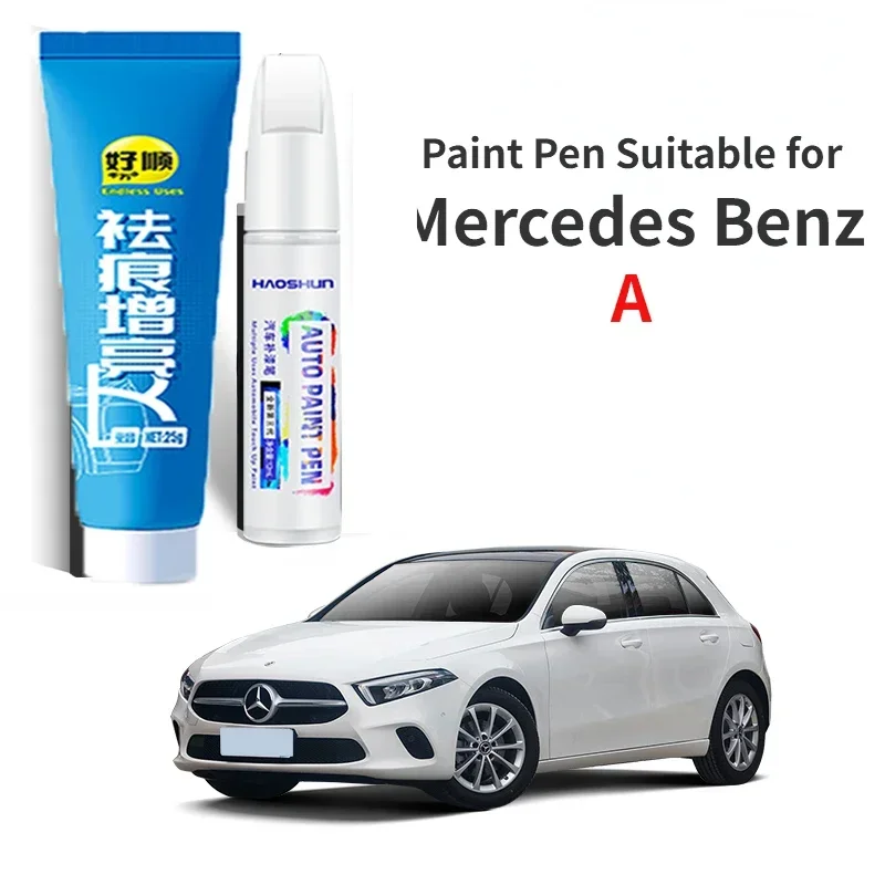 Paint Pen Suitable for Mercedes Benz A Class Paint Fixer Arctic White Black Special Grade Car Supplies Modification Accessories