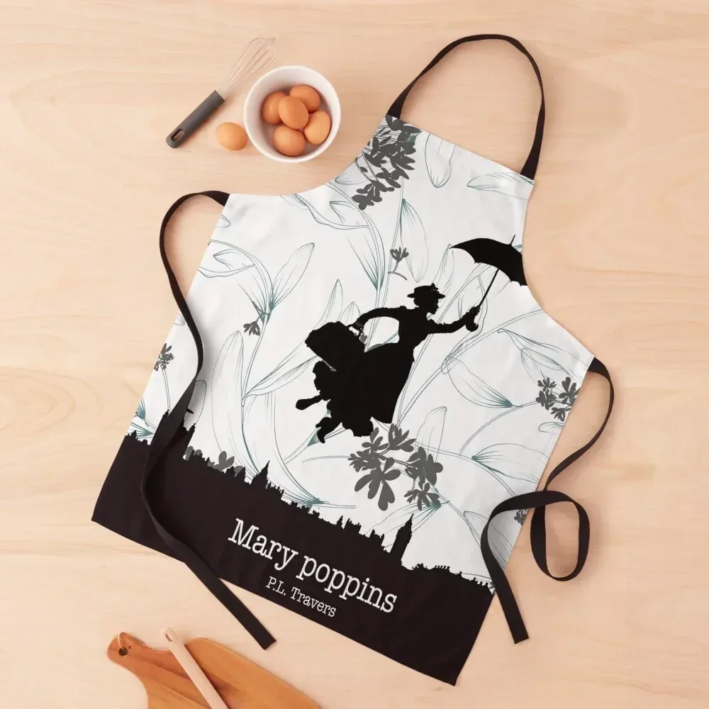 

Mary Poppins Apron restaurant accessories Customizable Woman kitchen and home Hairdressing Apron