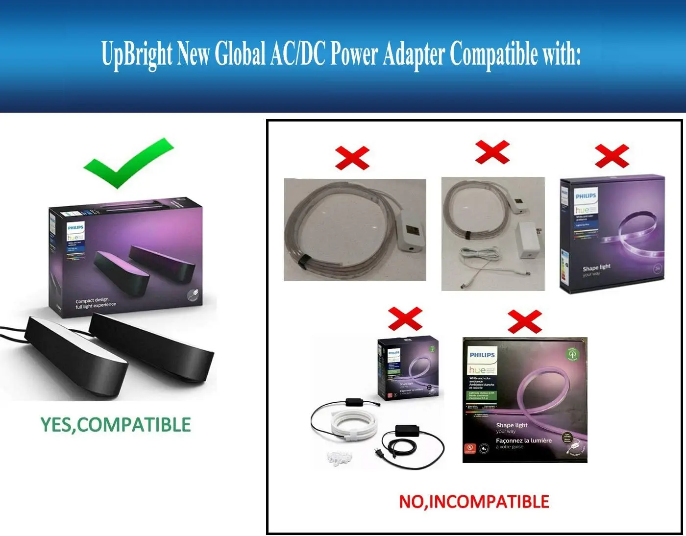 24 فولت التيار المتناوب/تيار مستمر محول لشركة فيليبس هيو اللعب ضوء بار كاتب مجموعة 78210 7820331U7 7820430U7 78201 78202 مزامنة صندوق LED شاحن الطاقة #3