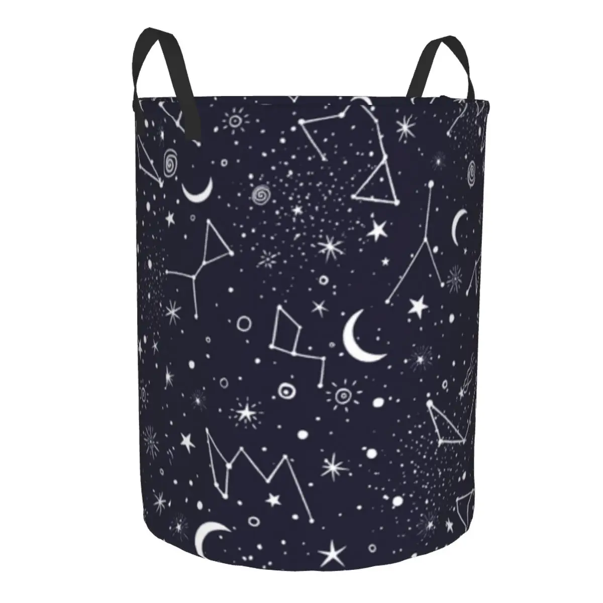 Dirty Laundry Basket Space Galaxy Constellation Folding Clothing Storage Bucket Toy Basket Home Waterproof Organizer