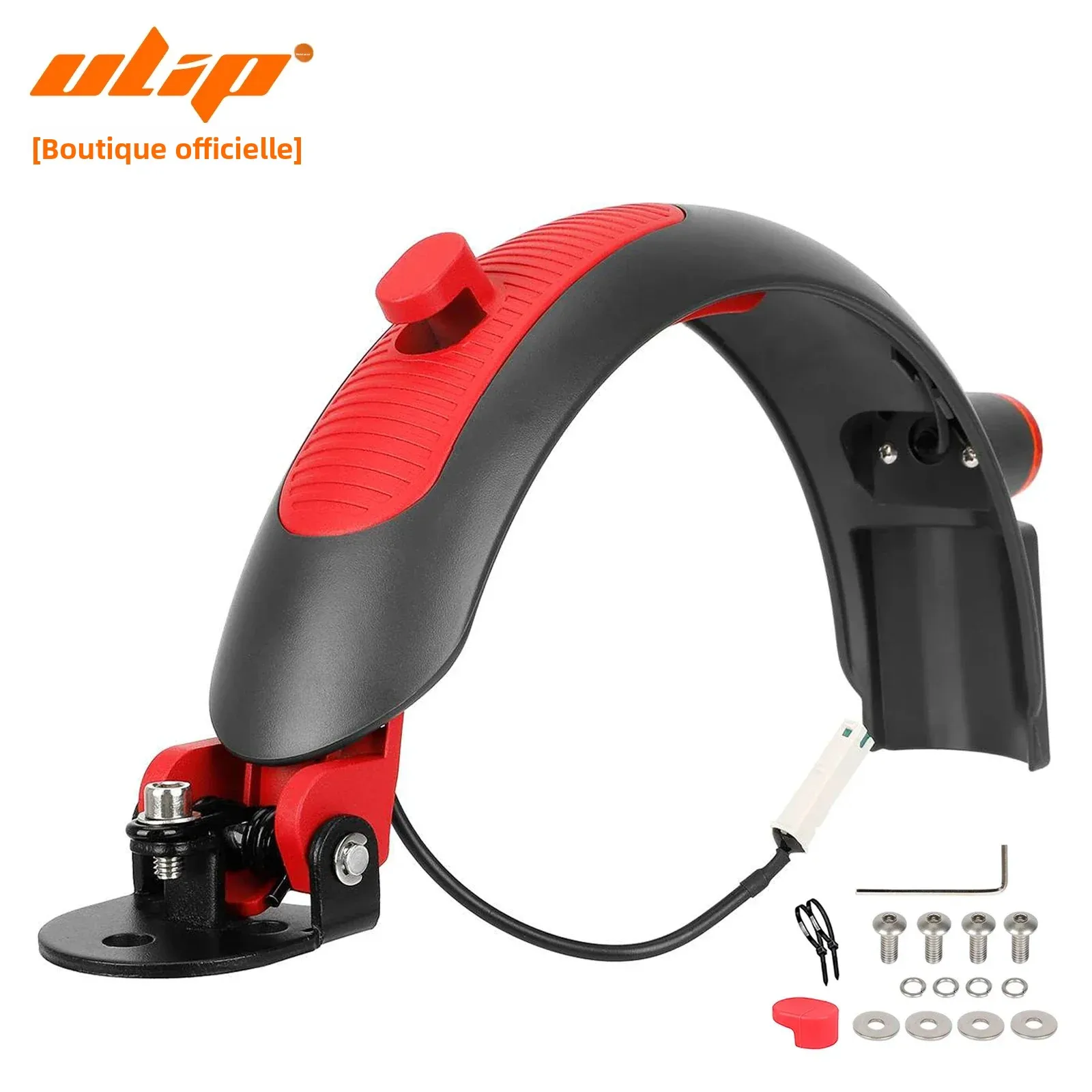 ULIP – pièces de garde-boue arrière en aluminium supérieur, protection contre les éclaboussures de pneus pour Xiaomi M365 Pro2 1S MI3, accessoires de garde-boue arrière pour Scooter