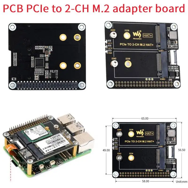 M85K Pcie To 2-CH M…