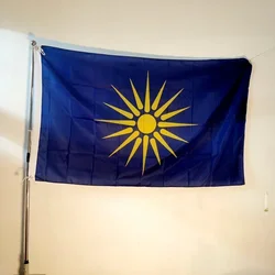 Alexander the Great Historical Flag Ancient Greek Empire Banner 2x3ft 3x5ft Polyester Fade Resistant Outdoor Indoor Home Decor