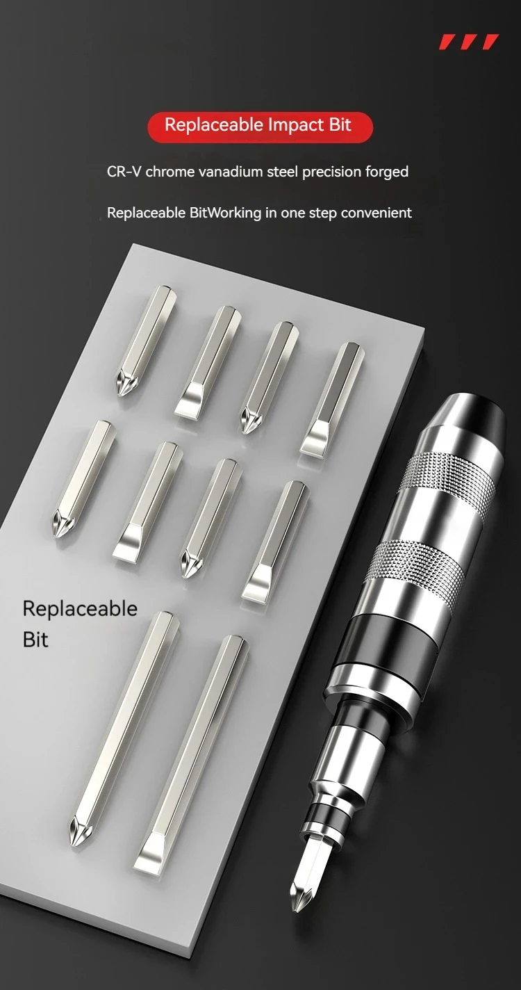 7/13 PCS Manual Impact Driver Set Reversible Screwdriver Durable Tool For Disengaging Rusted Fasteners Or Frozen Bolts image 6