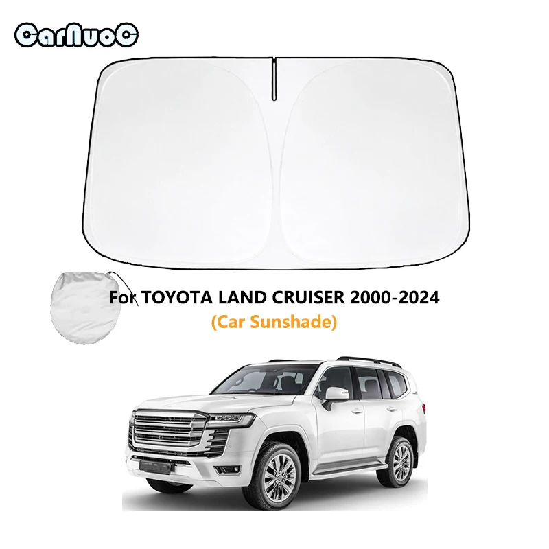 

For TOYOTA LAND CRUISER 2000-2024 Car Sunshade Sun Shade Front Rear Window Film Windshield Visor Cover UV Protect Reflector