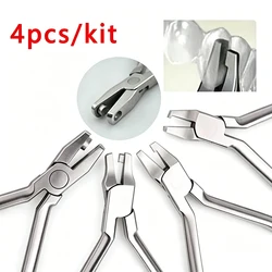 Dental Orthodontic Aligner Plier with Punch Hole Thermal Forming Forceps Tear Drop and Vertical Invisible Retainer Tools