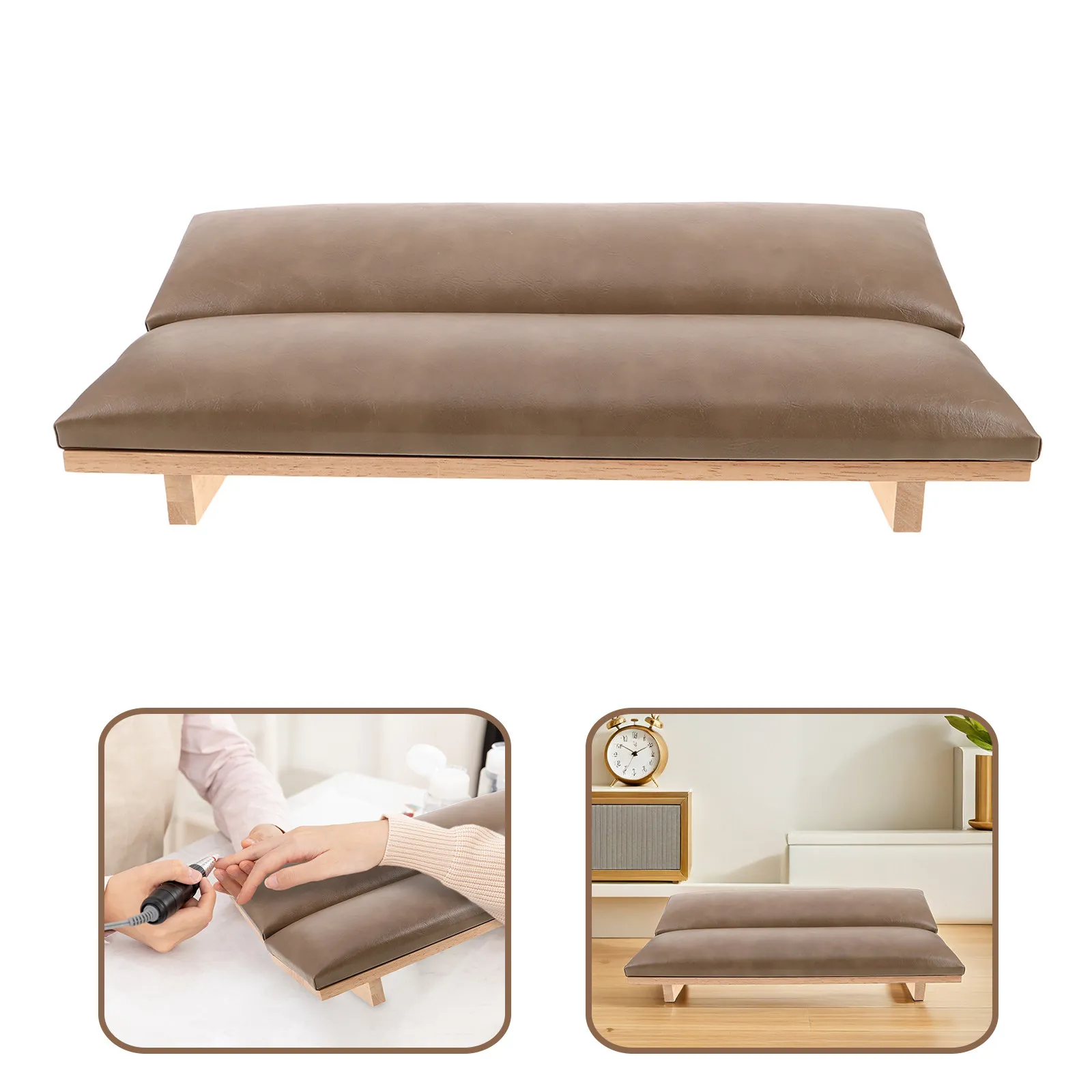 

Подставка для рук из ПУ, винтажный наклонный дизайн, подушка-подлокотник для маникюра, набор инструментов для салонов, для мастеров маникюра и нейл-арта