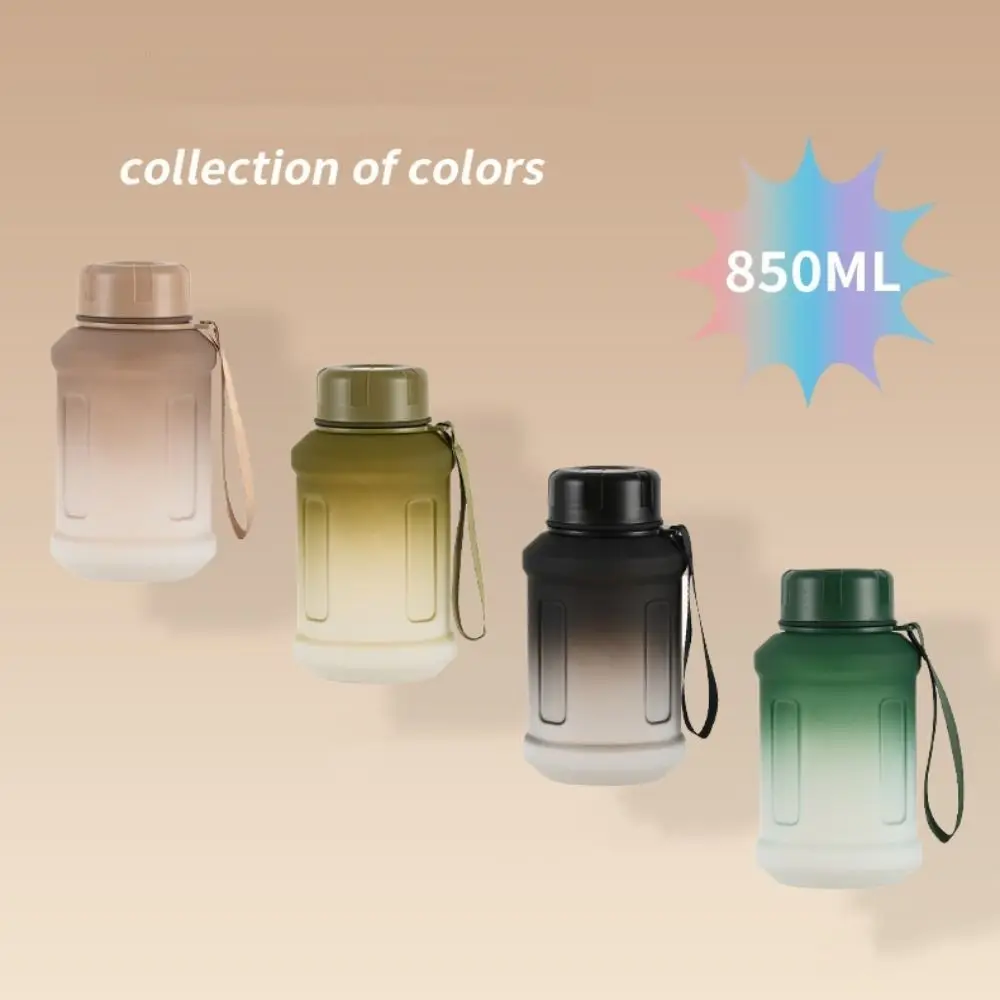 

Large Capacity Sports Water Cup Graduated Leakproof Fitness Water Bottle Gradient Dustproof Fitness Drinking Bottle Hiking
