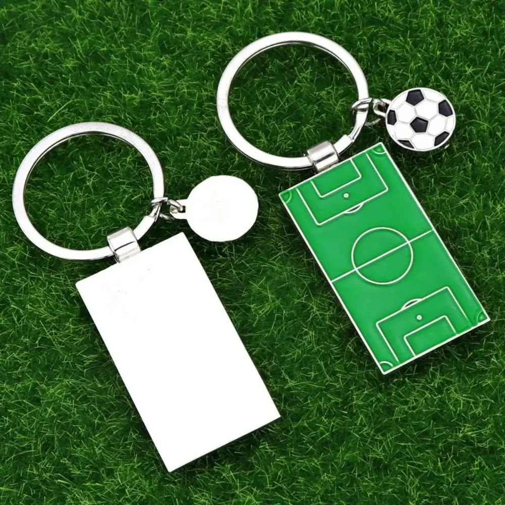 Metal Football Field Soccer Key Chain Fashion Cute Playground Pendent Key Chain High Quality Creative Sports Souvenir Keyring