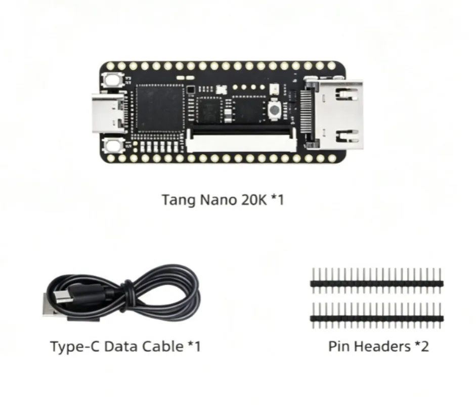 Tang Nano 20K FPGA Development Board Support RISC-V Linux Retro Game Emulator For Sipeed