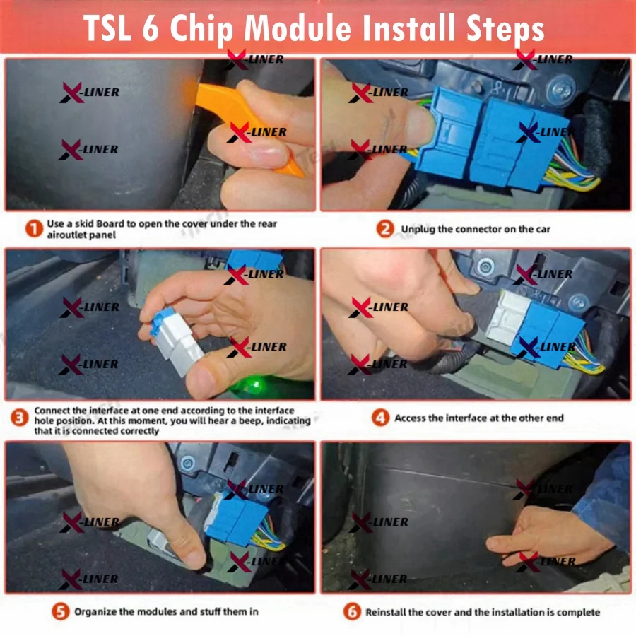 Verbessertes TSL 6 Autopilot Nag Elimination Chip Modul für Modell Y 2020–2024 und Modell 3 2019–2023 Multifunktions-AP EAP FSD-Steuerung