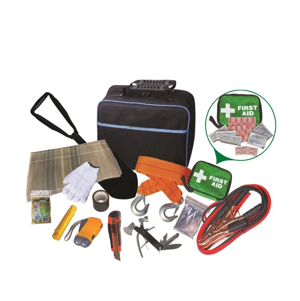 M4 16pcs Car Emergency First Aid Rescue Tool Kits /Auto Emergency Tool Kit