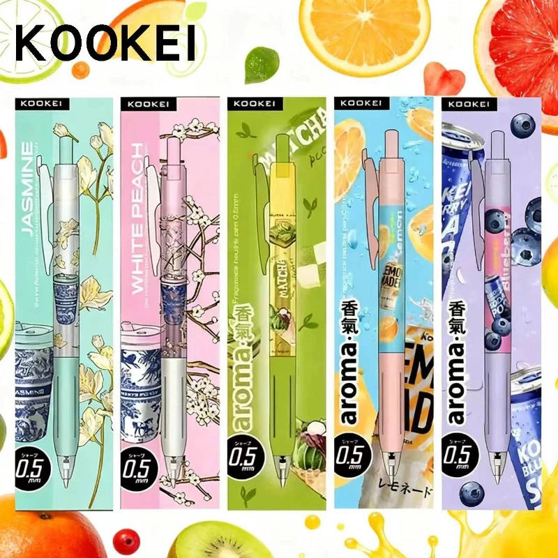 KOOKEI Fragrance Series Gel Pens,Mulit-Colors Premium Black Water-Based Pens Fade-Resistant Ink,Perfect Gift for Back to School