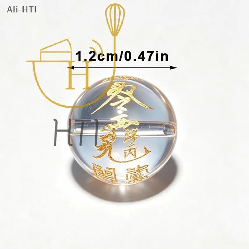 2027 Tai Sui Symbols Beads Feng Shui Prayer Beads Exorcism Protection Gift For DIY Jewelry Bracelet Necklace Making Accessories