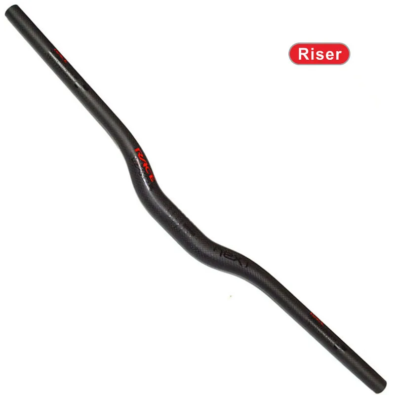 Race Face-Manillar de bicicleta de montaña 3K, fibra de carbono completa, Horizontal y plano, piezas de bicicleta de montaña, 31,8x580-760mm, color