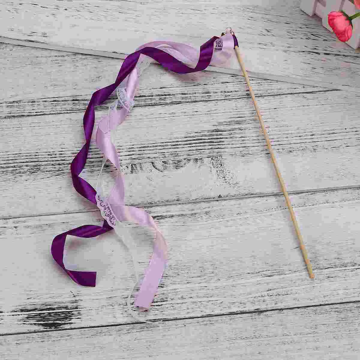 عصي زفاف بقوس قزح للرقص بطائرة ورقية ، لعبة خيالية ، شريط يد ، هدية غاسل ، 10 *