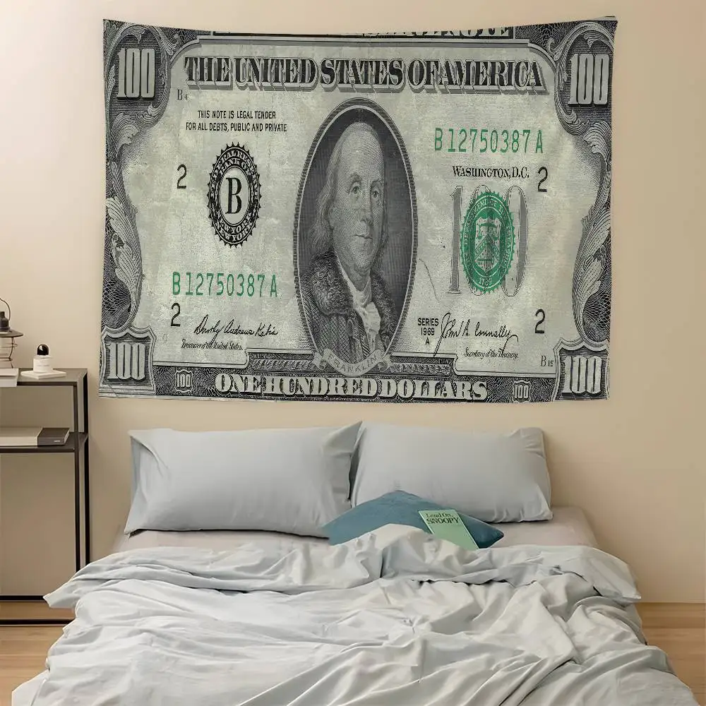 Dollar Luxe Gedrukt Groot Wandtapijt Goedkope Hippie Muur Opknoping Boheemse Wandtapijten Mandala Home Decor