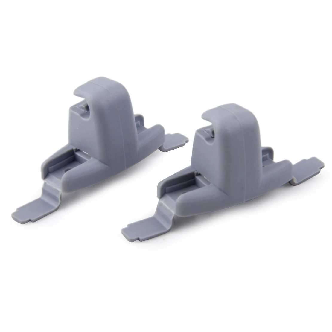2PCS Plastic Car Sun Visor Clip Holder Bracket Accessories 51168243575 Fit for BMW E46 3 Series 325 M3