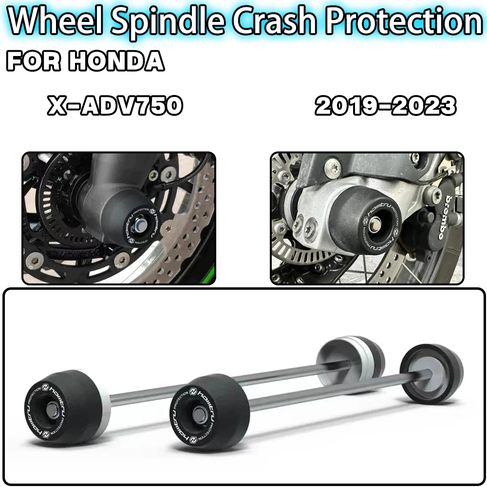 

For HONDA X-ADV750 2019 2020 2021 2022 2023 Motorcycle accessories Front Rear Wheel Spindle Crash Protection