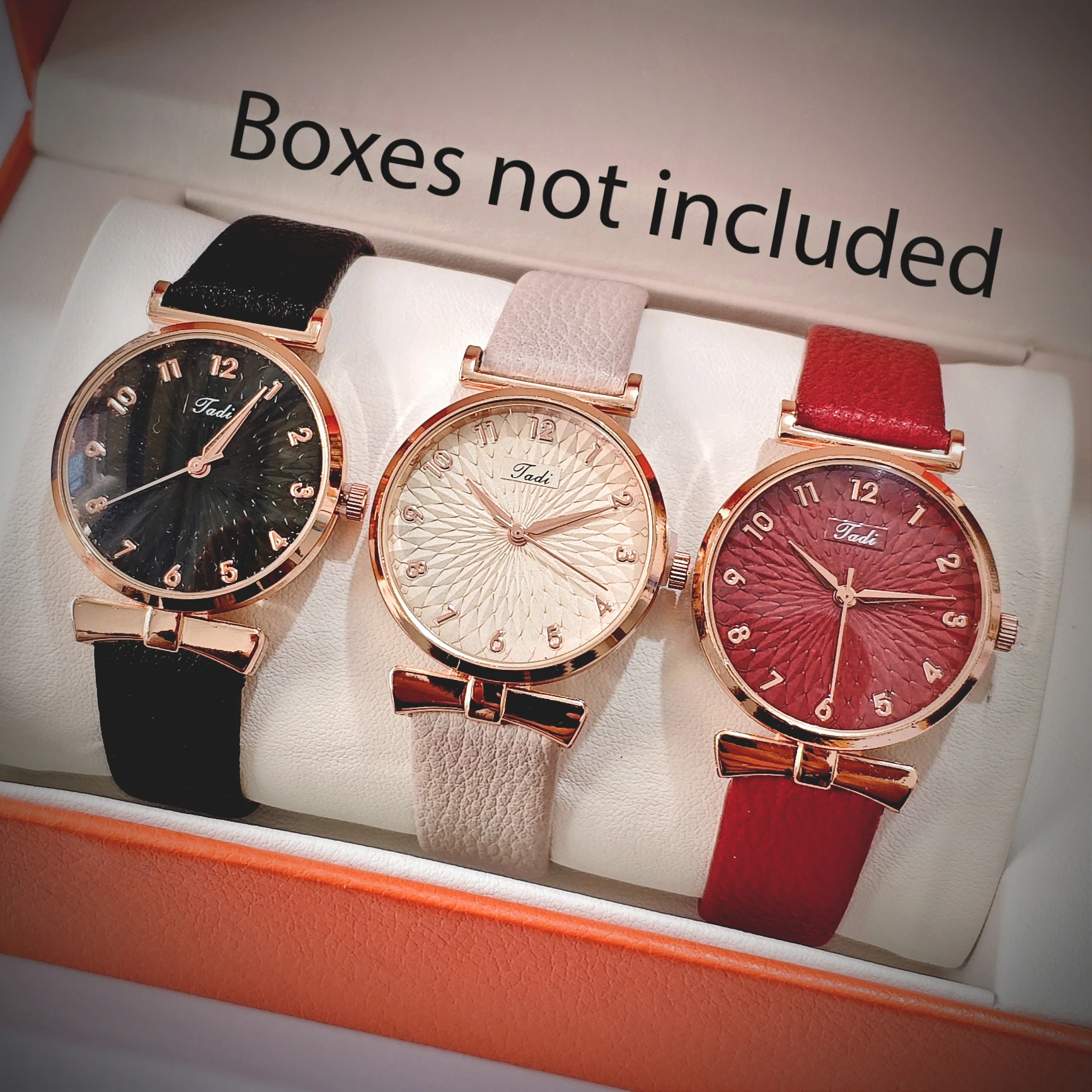 3-piece watch set fashionable versatile popular luxury business style minimalist quartz watches multiple choices