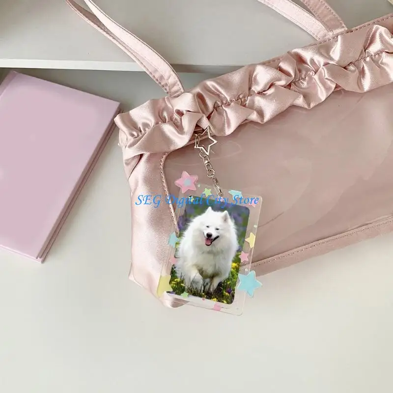 

U75B 3 Inch Pocket Sized Card Case Photo Holders Card Protective Sleeve With Reinforced Edges Secures Instants Camera Photos