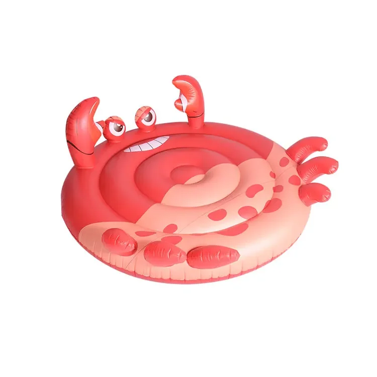 Summer Large Pool Float Crab Air Bed Mattress Portable Inflatable Pool Water Toys for Kids Beach Floats