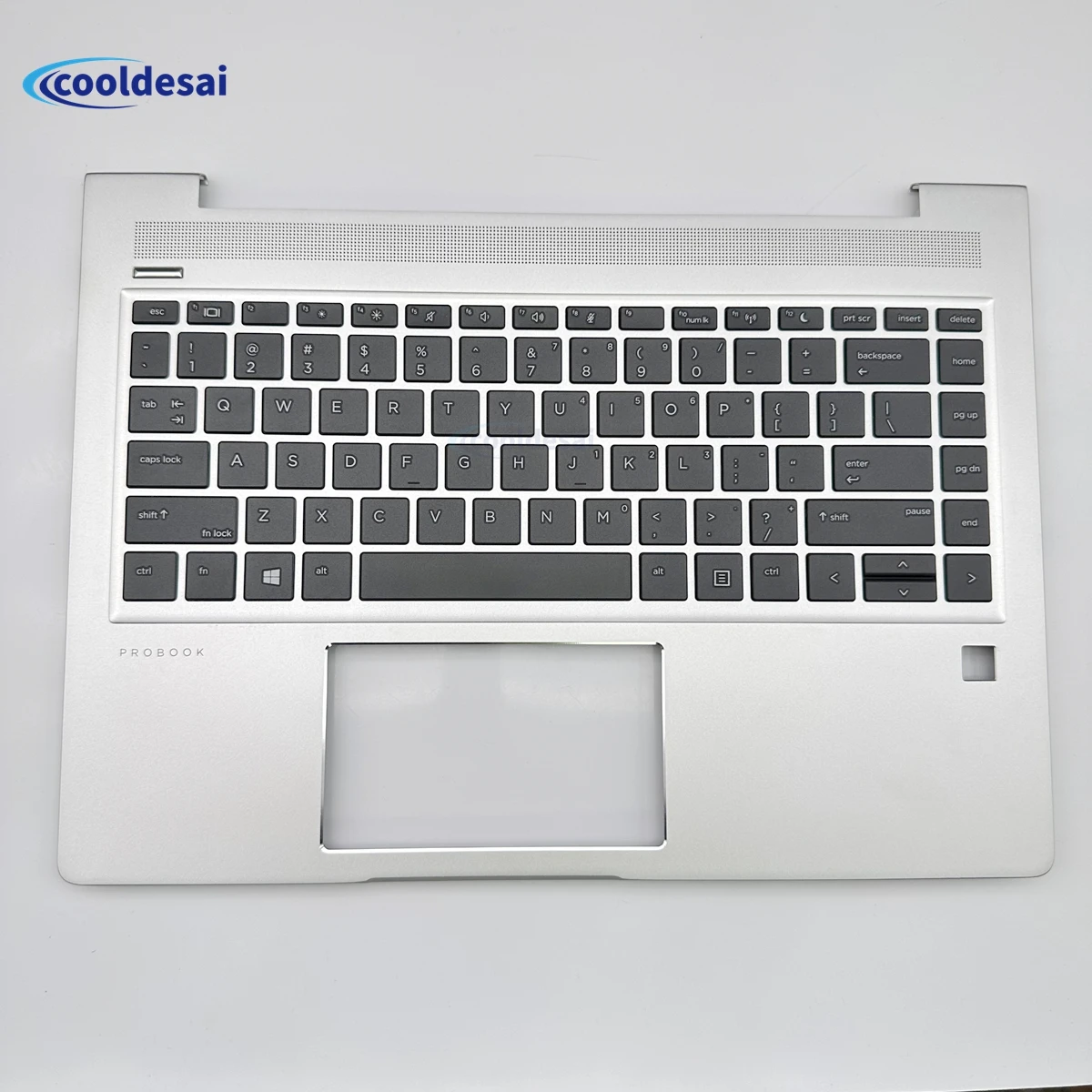 For HP Probook 440 445 G6 G7 Laptop C-Cover US Keyboard Sliver L44589-001 L65225-B31 Backlit Non-Backlit KB Assemably Plamrest