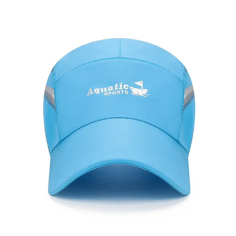 New Summer Thin Breathable Sunscreen Shade Quick Drying Hat Men & Women Outdoor Recreational Fishing Printed Baseball Cap