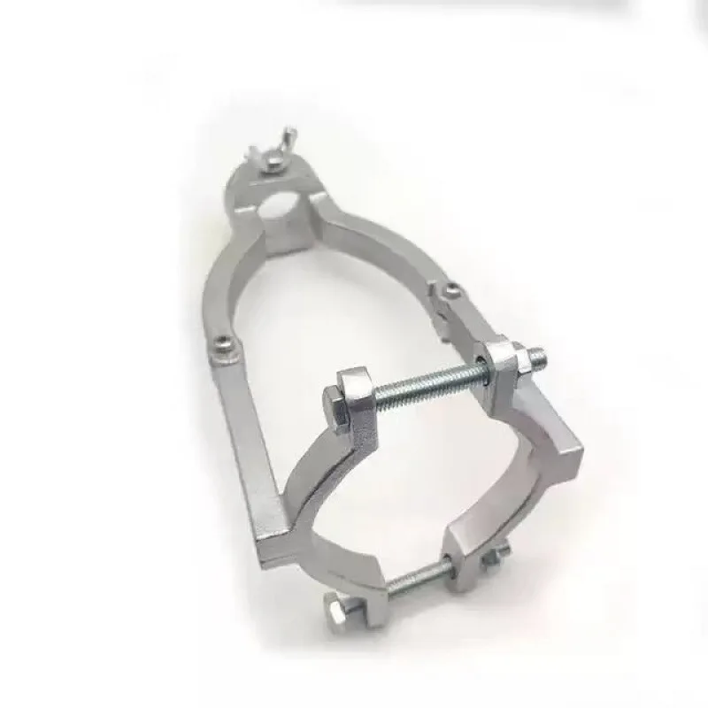 Jua3 Woodworking Mortise Bracket with Square Holes Hand Drill Stand for Square Hole Fixing & Drilling Bits