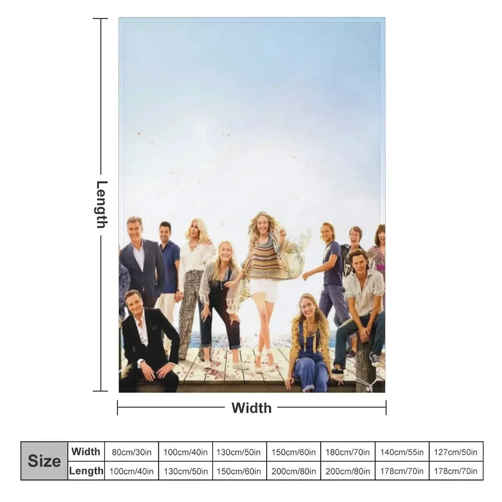Mamma Mia - Here We Go Again (2018) Throw Blanket sofa bed Extra Large Throw Tourist Flannel for winter Blankets