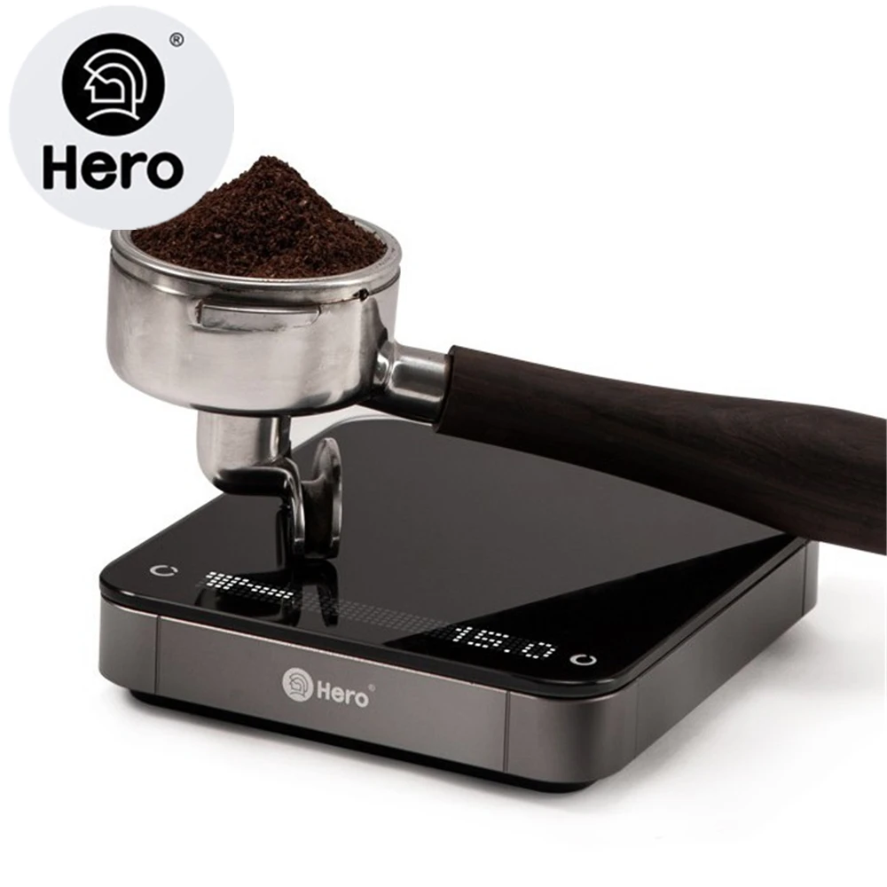 

Hero White/Black Mirror Basic+Electronic Kitchen Scale Built-in Auto Timer Pour Over Espresso Smart Coffee Scale Kitchen Scales