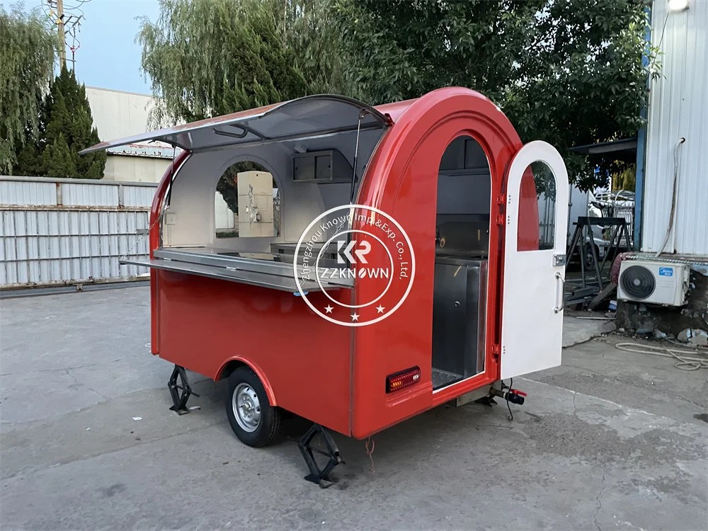 

Fast Food Trailer Van Street Snack Pizza Cart Concession Coffee Pizza Kiosk Customize Fully Catering Equipments