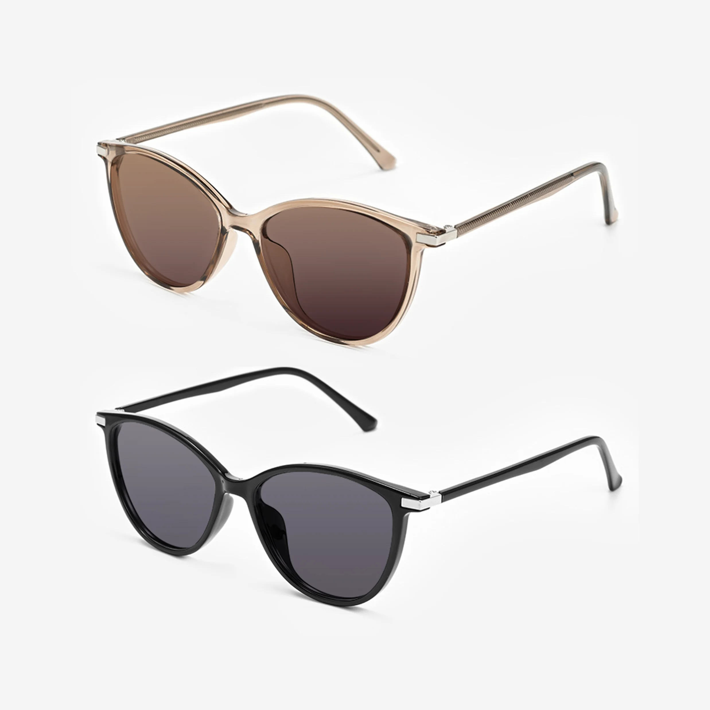 Wide-Rim Acetate Cat Eye Frame | Anti Blue Light Myopia Hyperopia Astigmatism Glasses | High Prescription Eyeglasses