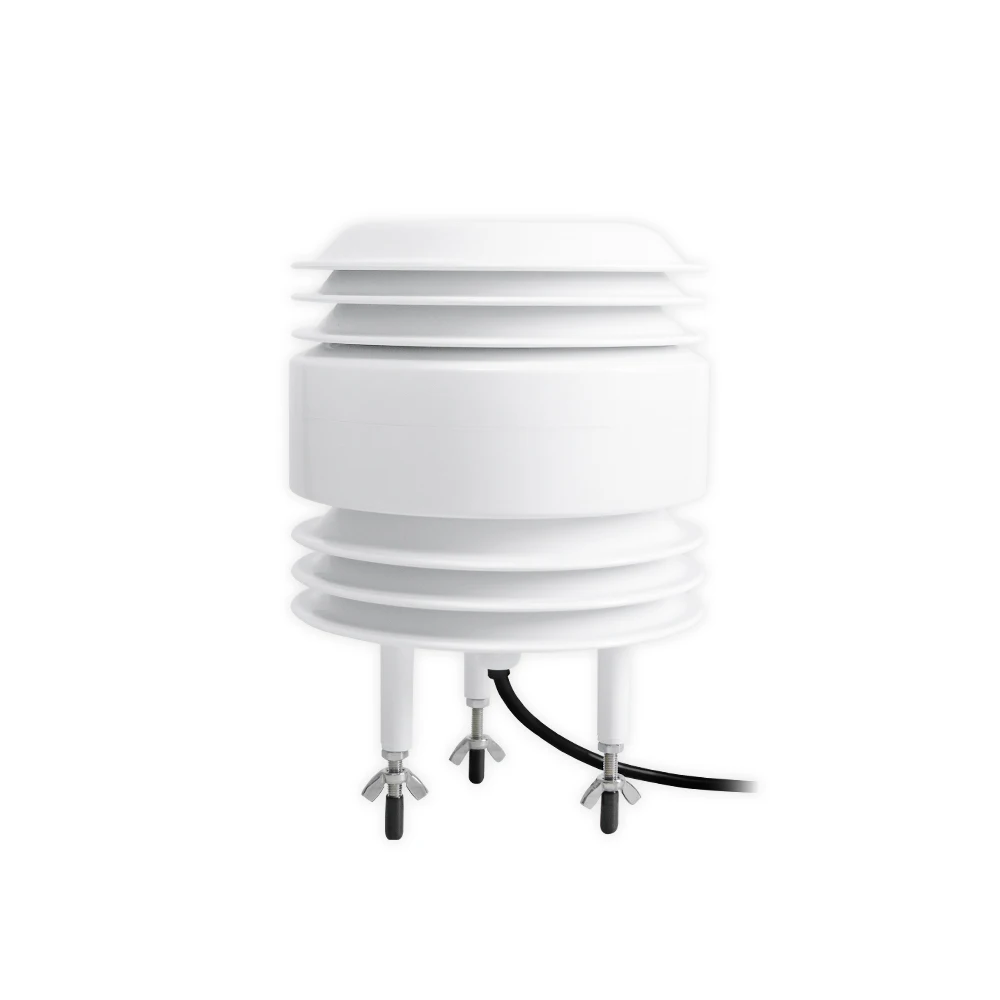 RK330-01B RS485 Modbus Ambient Temperature, Humidity and Air Pressure Sensor with Radiation Shield for Farm/Greenhouse