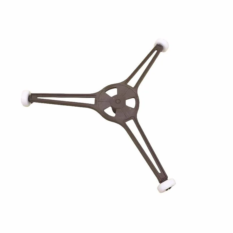 Стеклянная пластина поворотного стола для микроволновой печи, треугольное роликовое кронштейн, высота 14 мм для ровного нагрева