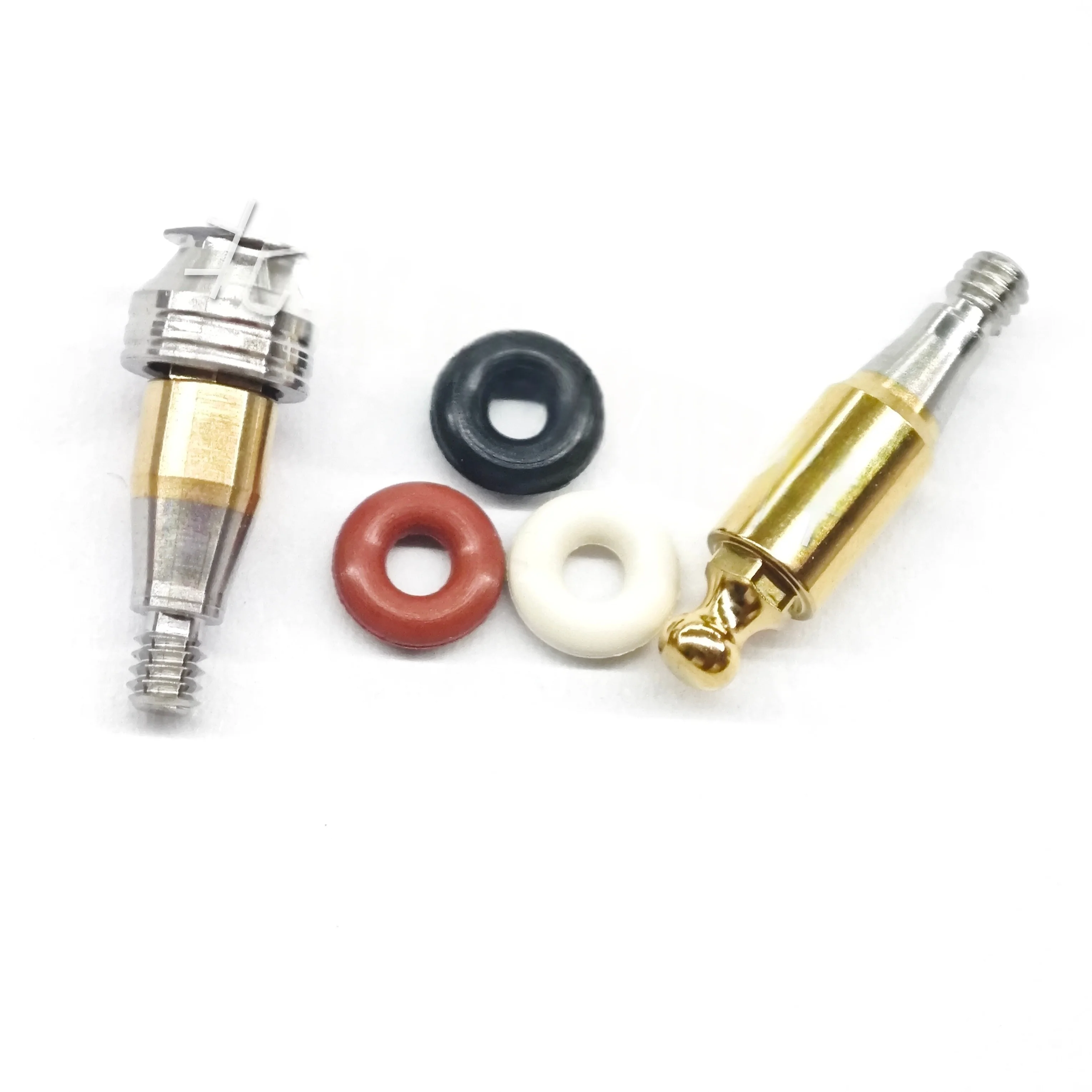

4Pcs/kit Dental Implant O-ring Ball Cap Denture Processing Retainer Cap Set Overdenture Retention Fits Hiossen/Oss Ball Abutment