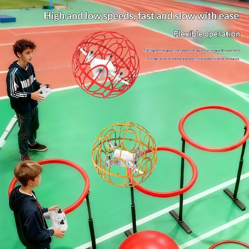 New Football Model Drop Resistant Children'S Remote-Controlled Airplane Small Drone For Elementary School Students