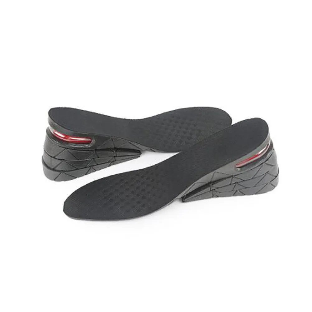 1Pair Height Increasing Insoles Premium PVC Tpu Cloth Shoe Lifts for Men Women Comfortable Non Slip Cushioned Insoles Breathable