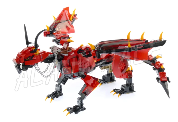 918pcs Shinobi Firstbourne Dragon Hunter Jetpack HunterCopter Warriors 10938 Building Block Toys Compatible With Model