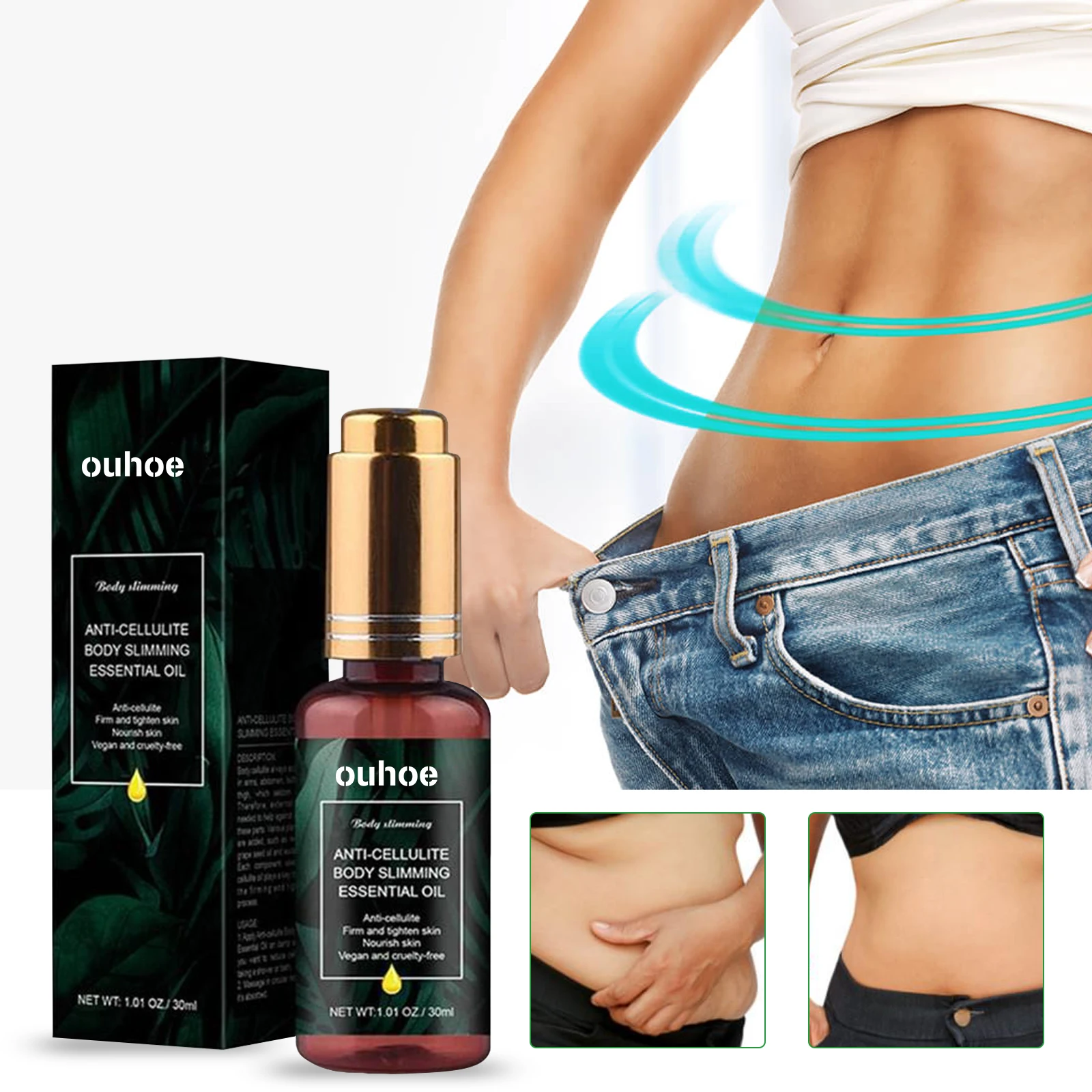 Slimming Essential Oils Reduce Cellulite Firm Skin Natural Plant Extract Essential Oils No Additives Body Care Products