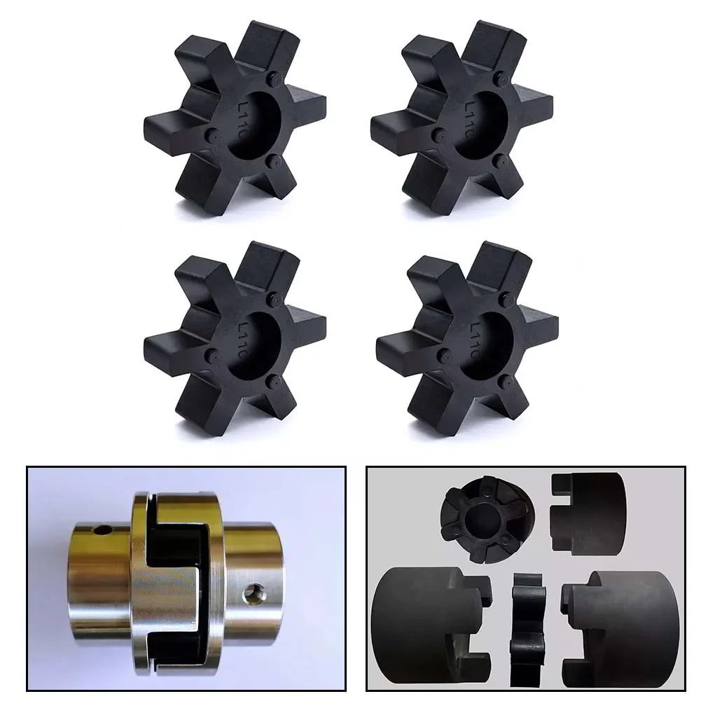 4PCS L110 Flexible NBR Rubber Spider Insert Fit L-110 For Lovejoy L-Jaw Coupling