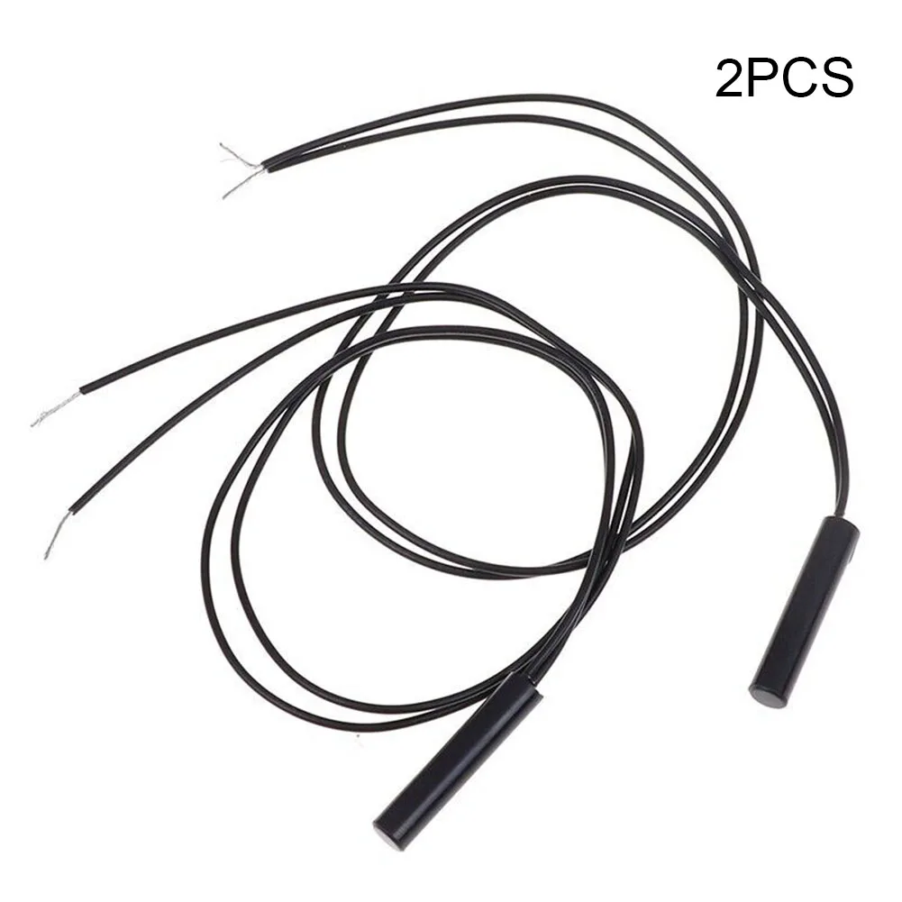 

Accessories Proximity Switch Tool 2pcs Black Cylindrical Fully Sealed Design Long Service Life Magnetic Sensor