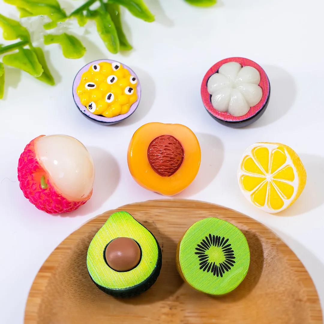 Figuritas en miniatura para decoración del hogar, adornos de Micro paisaje, artesanía de frutas simuladas, accesorios de bricolaje para habitación